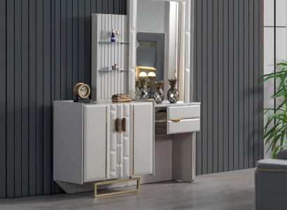 Dressing table with Mirror Bedroom new Luxury Furniture Design Furnishings